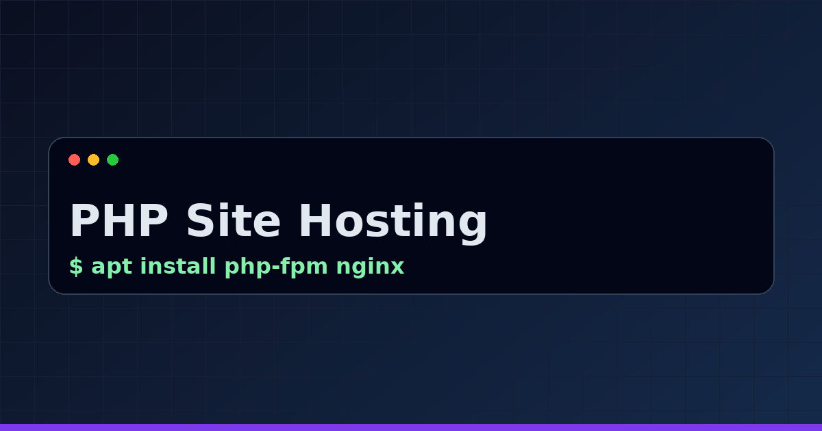 PHP Site Hosting on Ubuntu